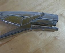 Vintage Rexel Vulcan Plier Stapler - Made in England - Heavy Duty Metal Chrome