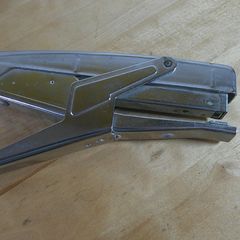 Vintage Rexel Vulcan Plier Stapler - Made in England - Heavy Duty Metal Chrome