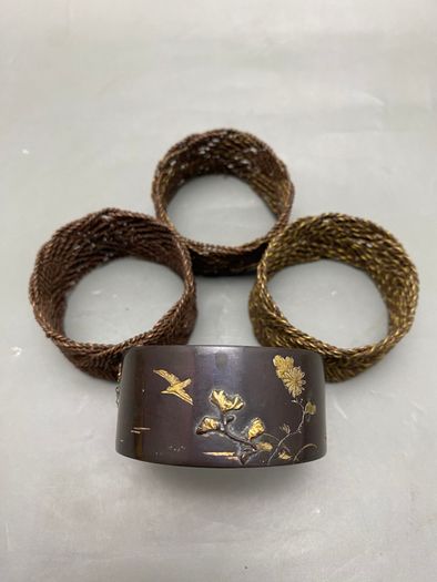 A set of 19th Century Japanese Napkin Rings