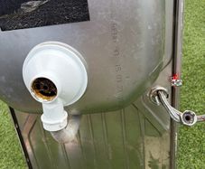 kitchen sink with tap