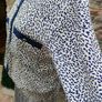 Vintage 80s J Michaels White Navy Occasion dress Postage Included Image 5