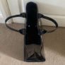 Handbag Designer Tote Black Patent Image 3