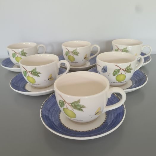 TeaCups Saucers Wedgwood Sarah's Garden