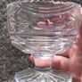 Tyrone Crystal Cut Glass Milker and Sugar Bowl Image 10