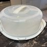 Plastic Round cake box storage D30cm Image 4