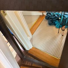 Heavy Textured Framed Mirror