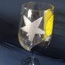 Hand Painted Wine Glass for Sale Image 3