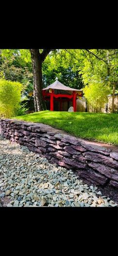 Building Stone, plum slate building stone, slate