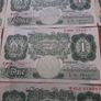 43 English One Pound Notes(40s,50s,60s) Image 8
