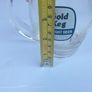 Gold keg  vintage half pint draught beer tankard glass .made by skol company, 70s ,rare glass,sold as is Image 9