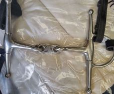 Full cheek bit double jointed kavalbits 145mm