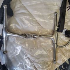 Full cheek bit double jointed kavalbits 145mm