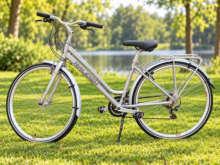Raleigh Pioneer Tour Ladies Hybrid Bike  Size M 700C Wheels Shimano Gears