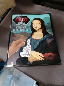 Fine Art Book Print Puzzle Sticker Book Gift