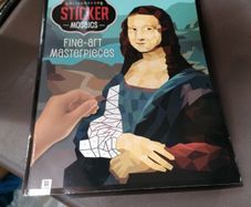 Fine Art Book Print Puzzle Sticker Book Gift