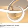 MASSIVE SALE LED Ceiling Lamp, 30W 3375LM Modern Ceiling Light, Creative Flower Shape Ceiling Ligthing Fixture Warm 3000K for Corridor Bedroom Hallway Living Room, Dia 30cm Image 3