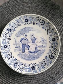 Vintage Royal Sphinx by Boch "Delft" Wall Plate