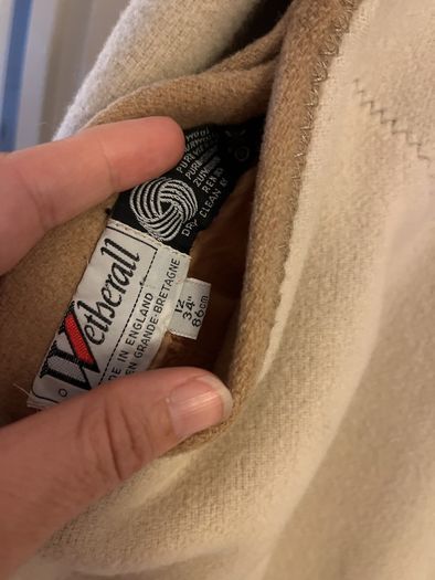 Unique vintage coat - reversible 2 in 1