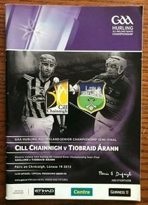 2012 Kilkenny v Tipperary - GAA Senior Hurling Semi-Final Programme