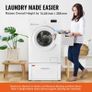 Laundry Pedestal 686mmW x 366mmH, Washer And Dryer Base Stand Platform Universal Fit 299kg Capacity, Heavy Duty Multi-Functional Base for Washing Machine with Drawer & Rich Accessories Image 7