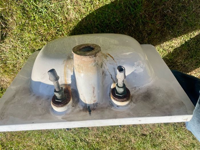 Original Antique Victorian Shanks Toilet Sink Basin