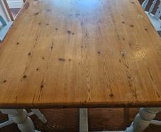 Pine kitchen table and chairs