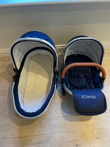 iCandy Peach newborn bassinet & toddler seat