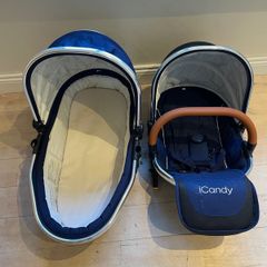 iCandy Peach newborn bassinet & toddler seat