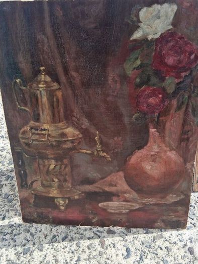 3 X George Weissbort Original Oil On Board