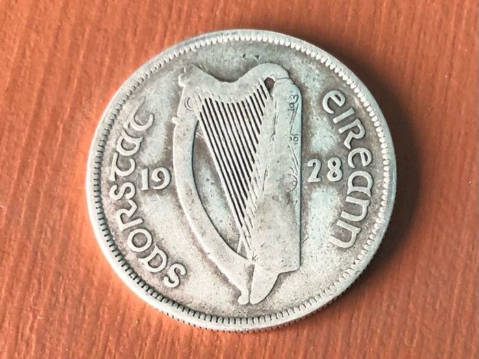 Irish silver half crown