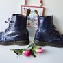 Dr Martens 1460 8 hole pascal purple ankle boots UK6.5 US8.5 EU40 Image 7