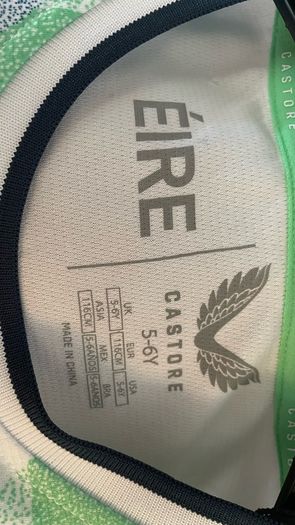 Castore Ireland away kit 2026 kids 5-6y