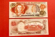 Philippines. 20  Piso  1973  Pick 155a  ( Uncirculated )