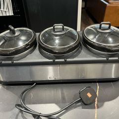 Gourmet 3 pot slow cooker