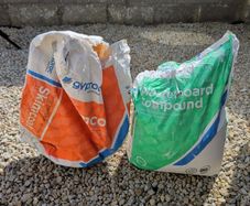 Skimcoat and plasterboard compound bags