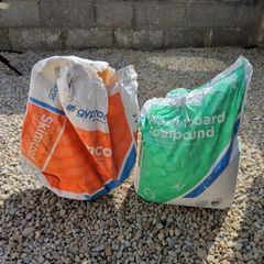 Skimcoat and plasterboard compound bags