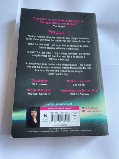 Ian Rankin Inspector Rebus crime series x 6 books