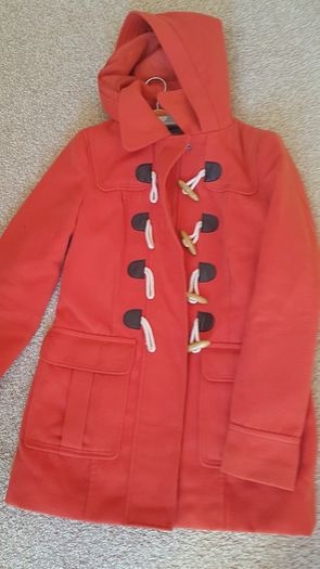 Next Orange Duffle Coat