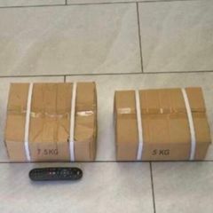 2xbrand new sets of hex dumbells
