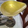Vintage Black Librasco Cast Iron and Brass Kitchen Scales around 1930s Postage Available or Collection Image 2