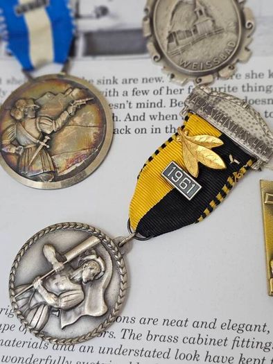 Vintage Swiss Medal Awards lot