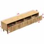 Premium 178cm TV Cabinet  Wood Effect Finish with Ample Storage Image 8