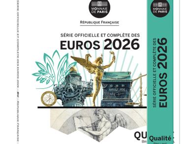 2026 France Euro Coin Set. 3.88 Euro. 8 Coins. Brilliant Uncirculated.