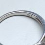 Vintage 9ct White Gold Cluster Ring  Size 51.5 Image 8