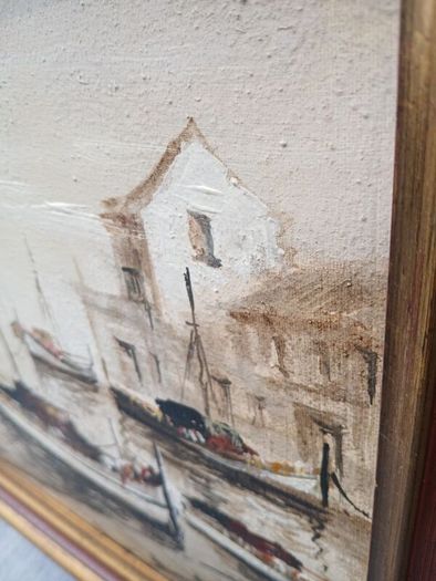Vintage Impressionist Oil Painting
