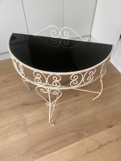 Vintage Console / Demi Lune Table