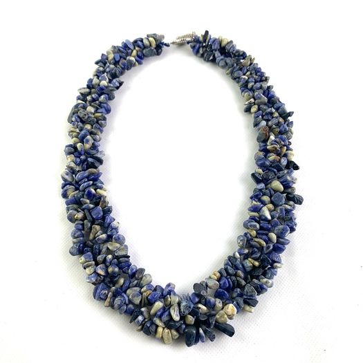 Vintage Sodalite Beaded Necklace