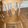 4 solid wood dining chairs Image 2