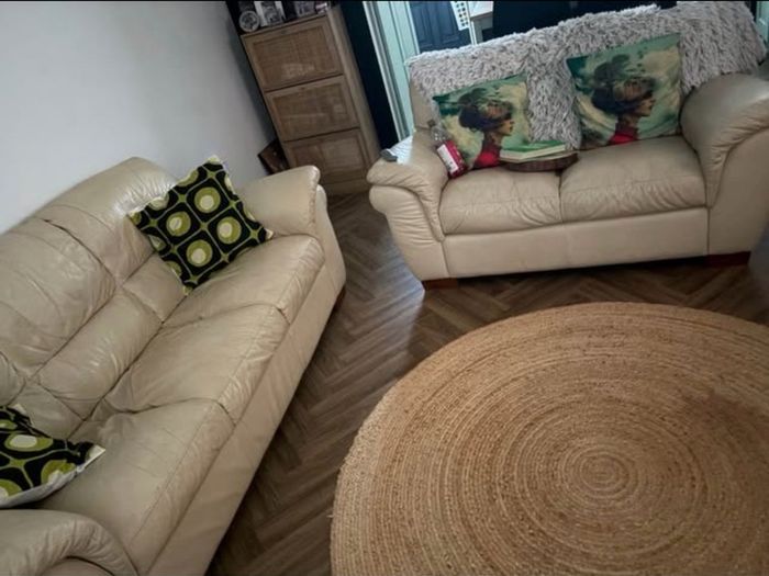 3 & 2 Seater Genuine Leather Sofas