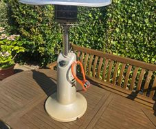 Outdoor tabletop gas heater
